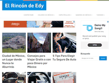 Tablet Screenshot of edy.com.mx